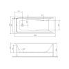 Акриловая ванна Am.Pm Gem 150x70 W90A-150-070B-A