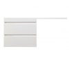Тумба Style Line Даллас 150 (L) с раковиной Estet СС-00002304+СС-00002300