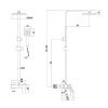Душевая система Fmark FS8645-1C