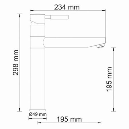 Смеситель WasserKRAFT Main 4107 для кухни