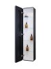 Пенал Continent Eltoro black LED 360х1560