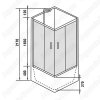 Душевая кабина WeltWasser Aller 901 90х90