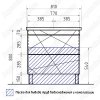 Тумба с раковиной Vigo Geometry 80 бетон