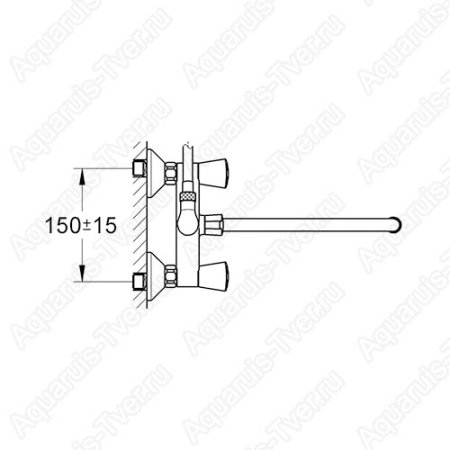 Смеситель Grohe Costa S для ванны