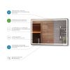 Зеркало Vigo Geometry Classic 100 с LED подсветкой, бесконтактный выключатель z.GEO.100.Classic