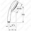 Ручная лейка Grohe Tempesta Cosmopolitan d10см 27573002