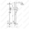 Душевая система Timo Tetra-Thermo SX-0169/03