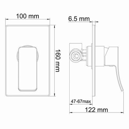 Смеситель WasserKRAFT Aller 10651W