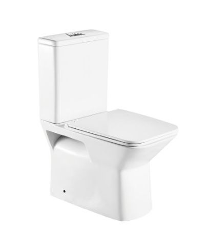 Унитаз-компакт WeltWasser Zinnbach 001 GL-WT без смывного обода с микролифтом