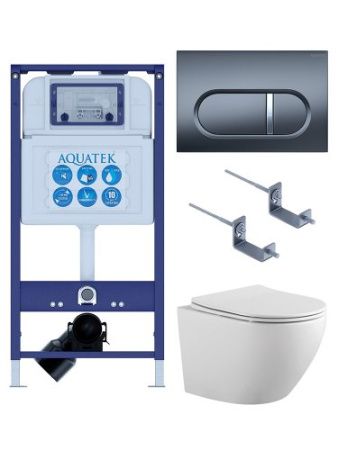 Инсталляция Aquatek с унитазом Aquatek Европа SET AQUATEK ЕВРОПА-050 4в1