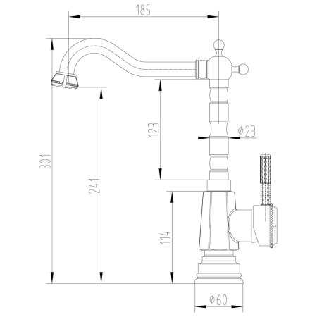 Смеситель Lemark Jasmine LM6605ORB для кухни