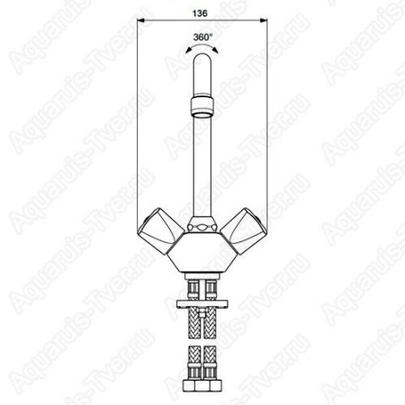 Смеситель Vidima Praсtiс для раковины BA227AA