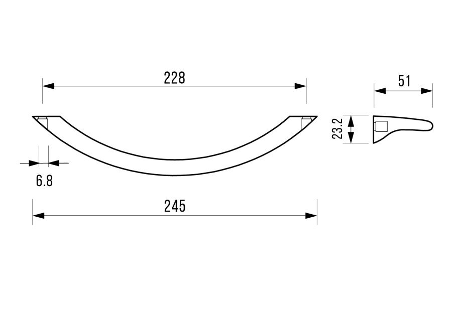 Ручки для чугунной ванны Goldman Donni/Nova/ Elegant DH223