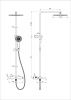 Душевая система Wonzon & Woghand Stick WW-88739017-MB