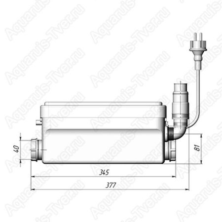 Канализационная насосная станция Unipump Sanivort 255 A