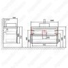Тумба под раковину Jorno Wood 100 Wood.01.100/P/GR