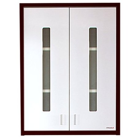 Шкаф двухстворчатый Бриклаер Бали 60 венге/белый глянец