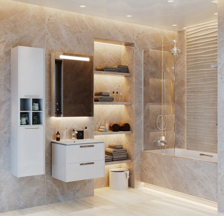 Шкаф-зеркало Roca Victoria Nord 60см (R) белый