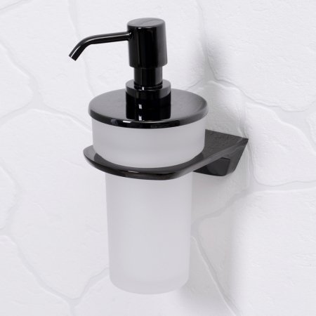 Дозатор для жидкого мыла WasserKRAFT Glan K-5199 (черный глянец)