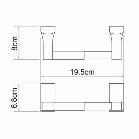 Держатель т/б WasserKRAFT Leine K-5022