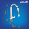Смеситель для кухни Cersanit Melar 68227