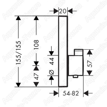 Смеситель Hansgrohe Select 15763670