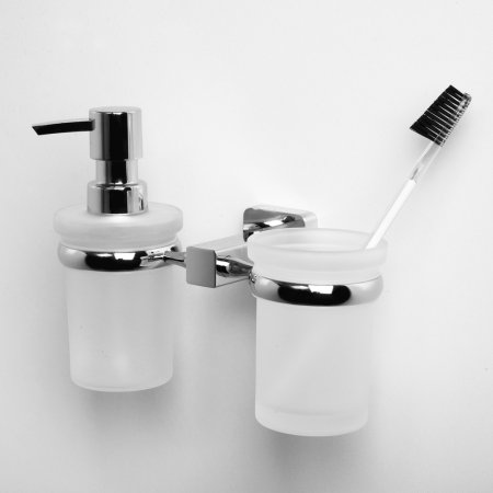 Дозатор для жидкого мыла со стаканом WasserKRAFT Lippe K-6589