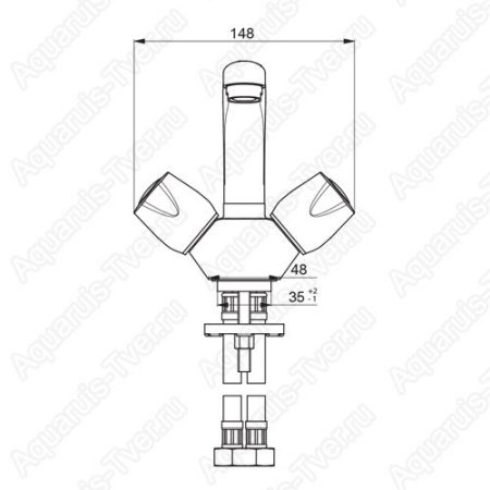 Смеситель Vidima Iskar для раковины BA166AA