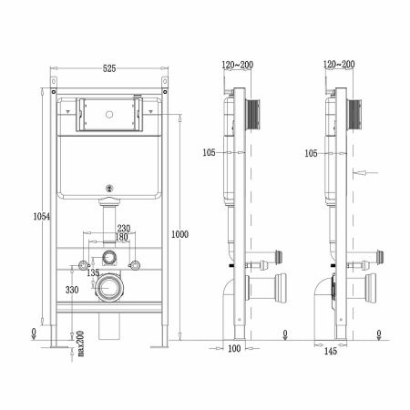 Инсталляция Point PN48226W c унитазом Point Аврорa PN41101 (безободковый)