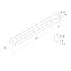 Полотенцедержатель двойной Am.Pm Inspire 2.0 поворотный A50A32622