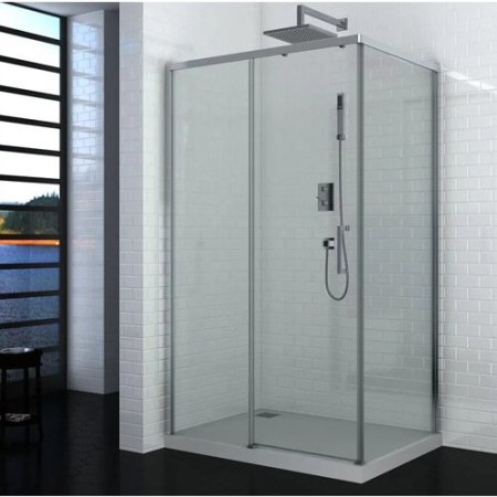 Душевой уголок Cerutti 110x80  Vito-110-L  (L) без поддона Душевой уголок Cerutti 110x80  Vito-110-L  (L) без поддона