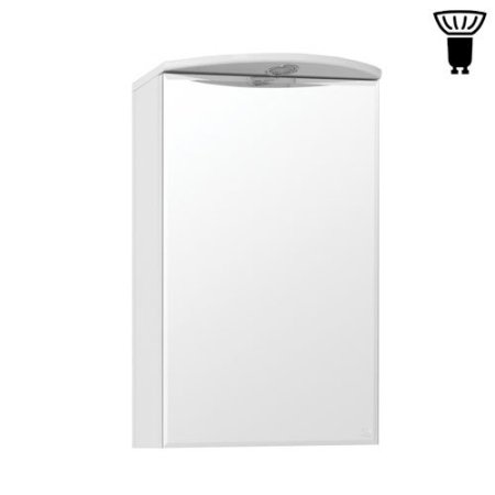 Шкаф-зеркало Style Line Альтаир 40см белый глянец ЛС-00000310