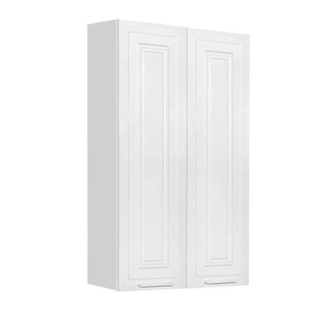 Шкаф двухстворчатый Style Line Альба 60см белый глянец