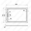 Душевой поддон WeltWasser TRS 10080 STONE-WT