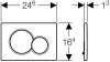 Клавиша смыва Geberit Sigma 01 латунь