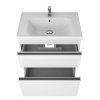 Тумба с раковиной Dreja Eco Grace Plus 70 99.0905 белый глянец