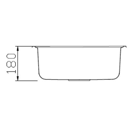 Мойка кухонная Seaman Eco Wien 49.5x45 SWT-4945.0
