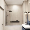 Шторка для ванны Veconi Palau PL-84B 100см PL84B-100-01-C7