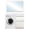 Тумба Style Line Даллас 100 (R) с раковиной Estetus СС-00000514+СС-00002392