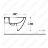Биде подвесное WeltWasser Gelbach 005 MT-BL