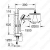 Душевая система Grohe Tempesta 124410