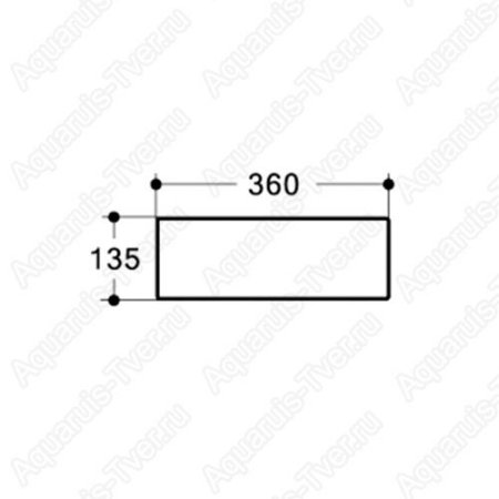 Раковина CeramaLux 49,5см 9012