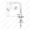 Смеситель для кухни Timo Saona 2346/00FL