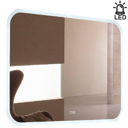 Зеркало Silver Mirrors Stiv 80х68 с LED подсветкой и подогревом