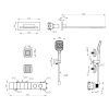 Душевая система Wonzon & Woghand WW-D4538-A-MB