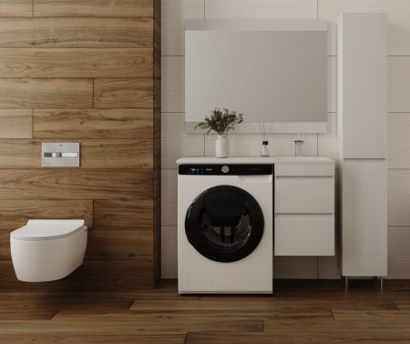 Тумба Style Line Даллас 100 (R) с раковиной Estetus СС-00000567+СС-00002392