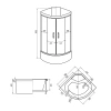 Душевая кабина Erlit Comfort 90x90 ER3509TPE-C3-RUS