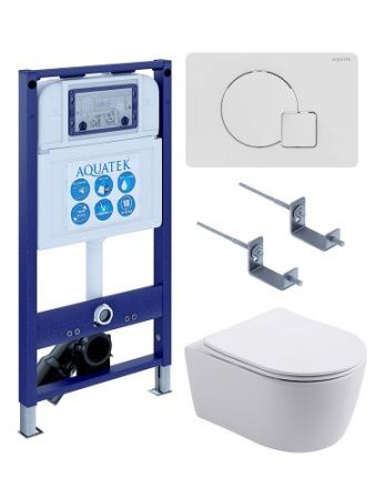 Инсталляция Aquatek с унитазом Aquatek Европа SET AQUATEK ЕВРОПА New-066 4в1