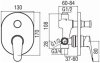Смеситель Nobili Blues BS101100CR