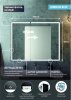 Шкаф-зеркало Continent Mirror Box black Led 100см МВК051
